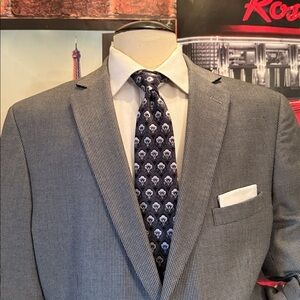 Club Room Charcoal and Silver Blazer